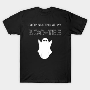 Stop Staring At My Boo Tee Halloween T-Shirt